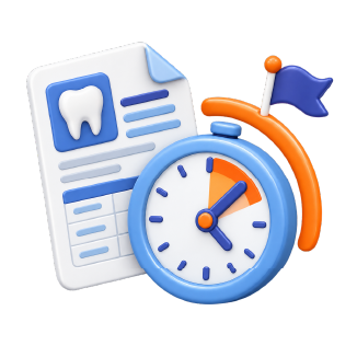 Unrecoverable dental AR claims icon